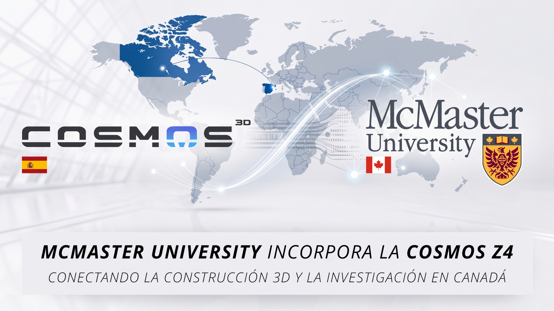 McMaster University - Cosmos 3D (ESP) - De España a Canadá: McMaster University incorpora la tecnología Cosmos 3D