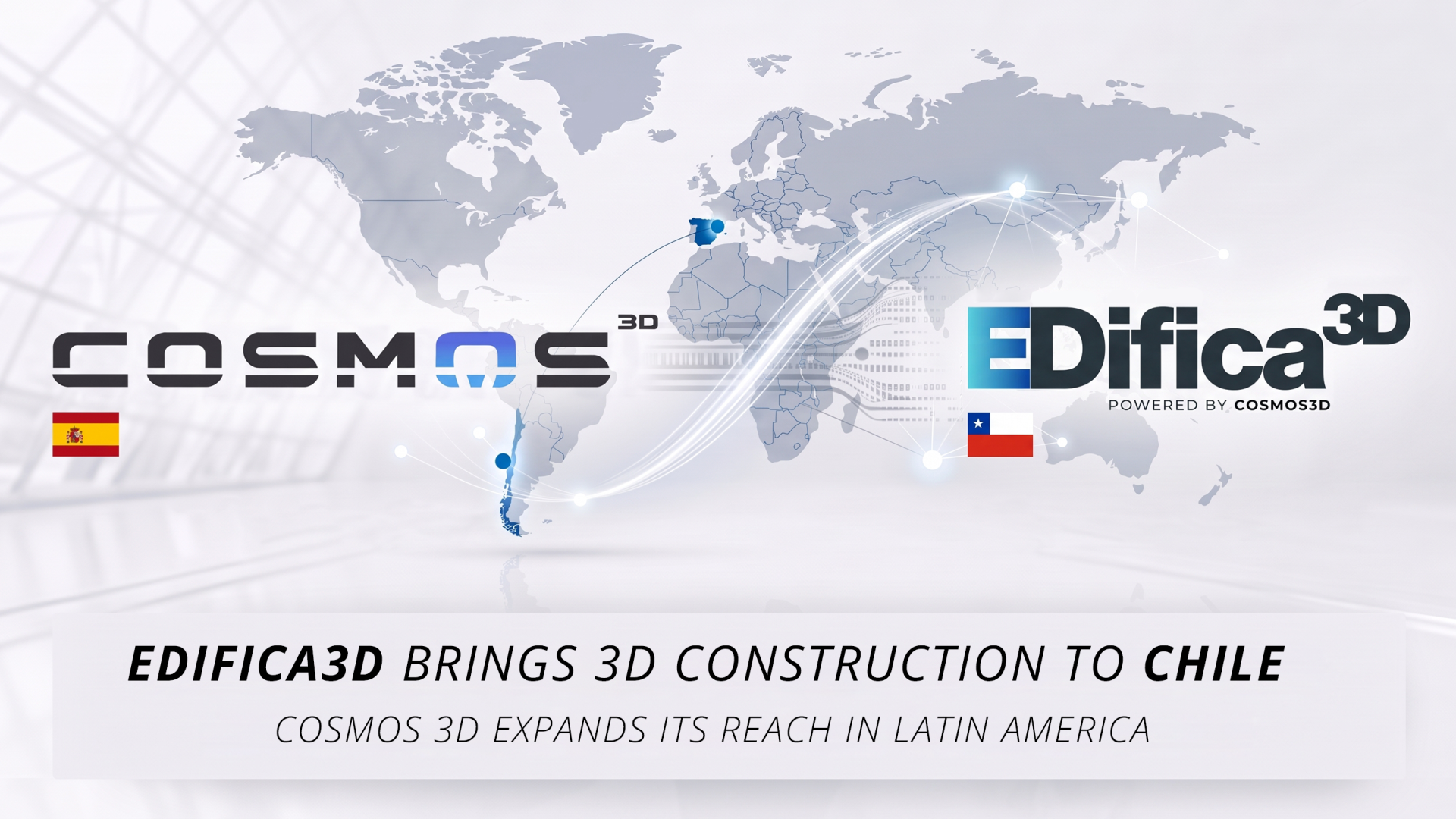 Chile Cosmos 3D - Cosmos 3D brings 3D construction to Chile in partnership with Edifica3D