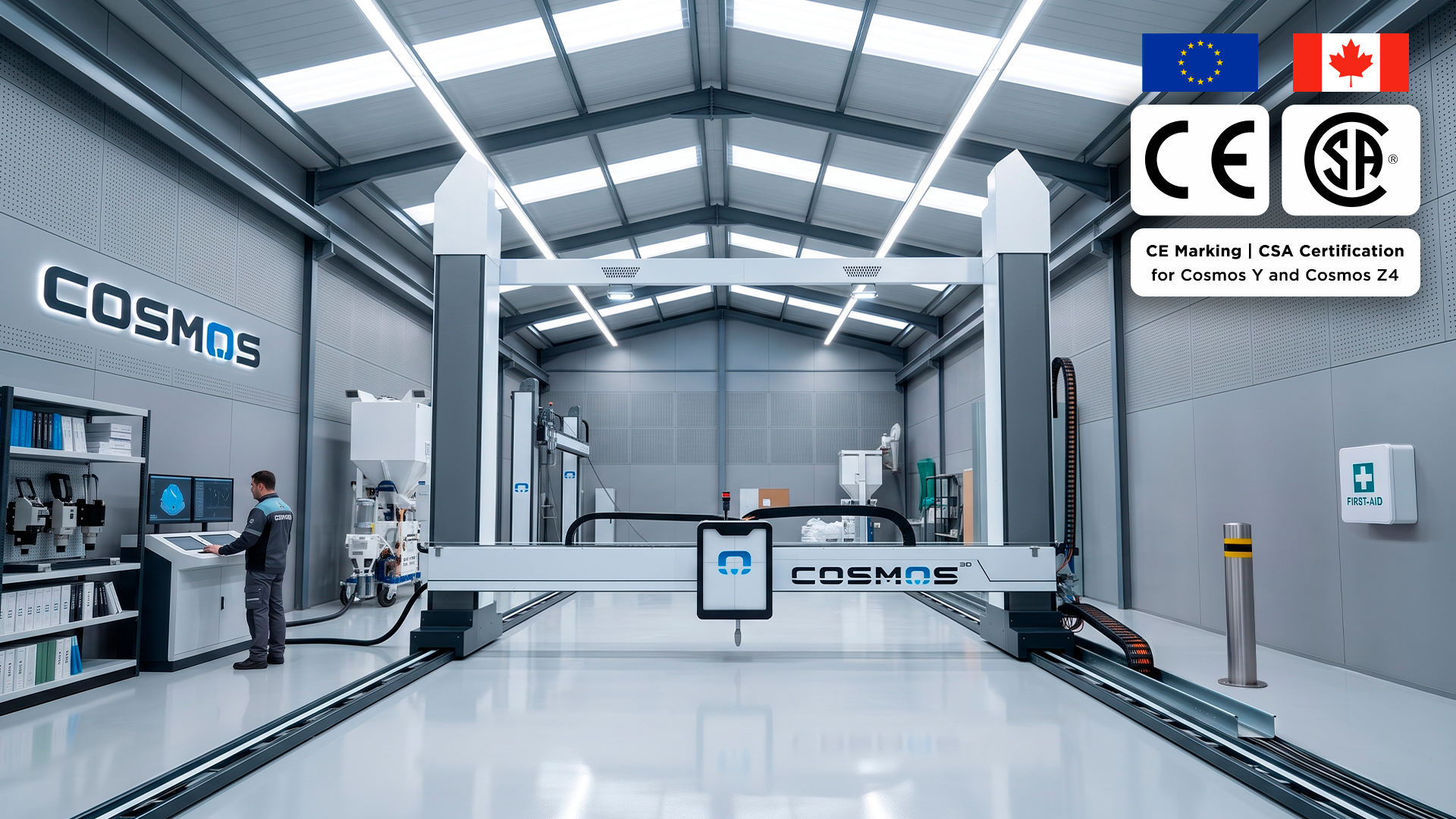 CSA Y CE - Cosmos 3D consolidates its technology in Europe and Canada with CSA and CE Certifications