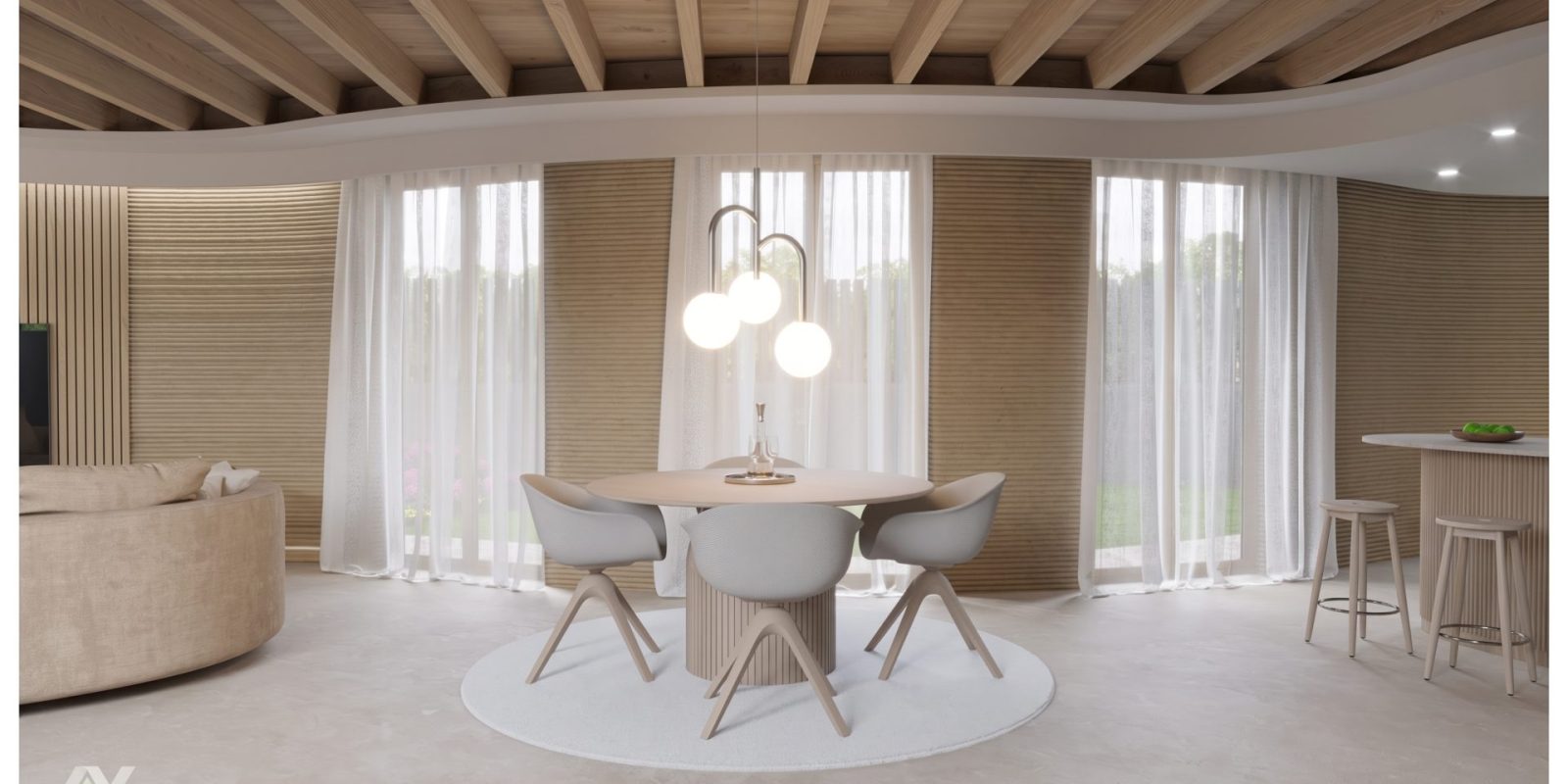 Sierra Calderona Cosmos House interior 2