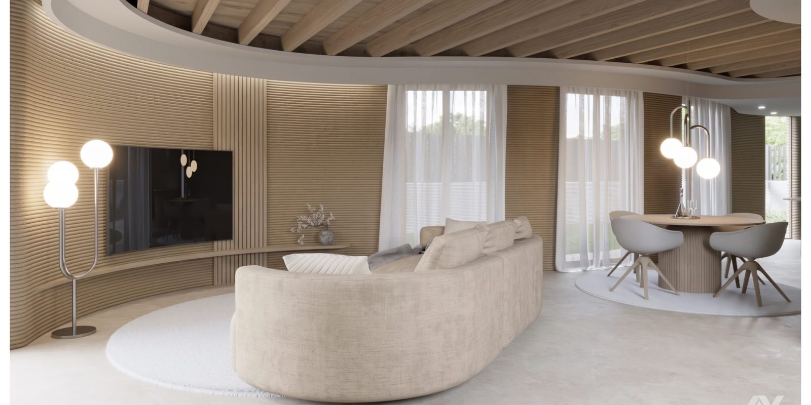 Sierra Calderona Cosmos House interior 1